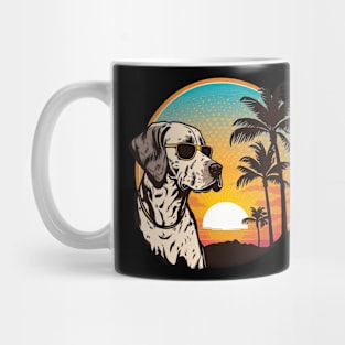 Pointer dog with sunglasses Mug